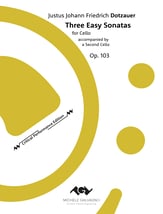 Three Easy Sonatas, Op. 103 - Standard Edition P.O.D cover